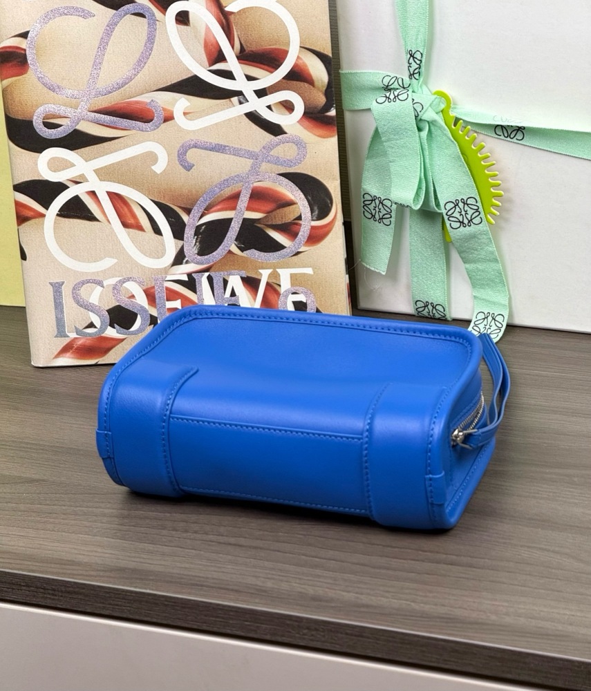 LOEWE Logo特寫 LOEWEMini 柔軟牛皮革 Amazona 180 手袋 頂級復刻