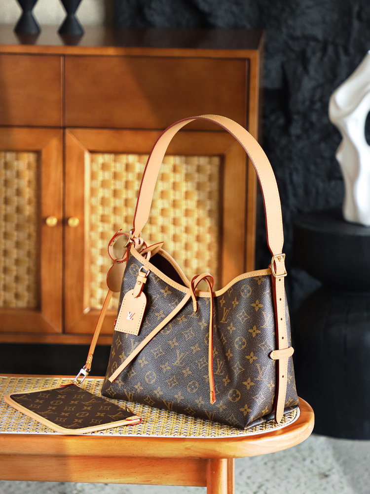 肩帶/手把細節 LV M46203 CARRYALL 小號手袋 頂級復刻