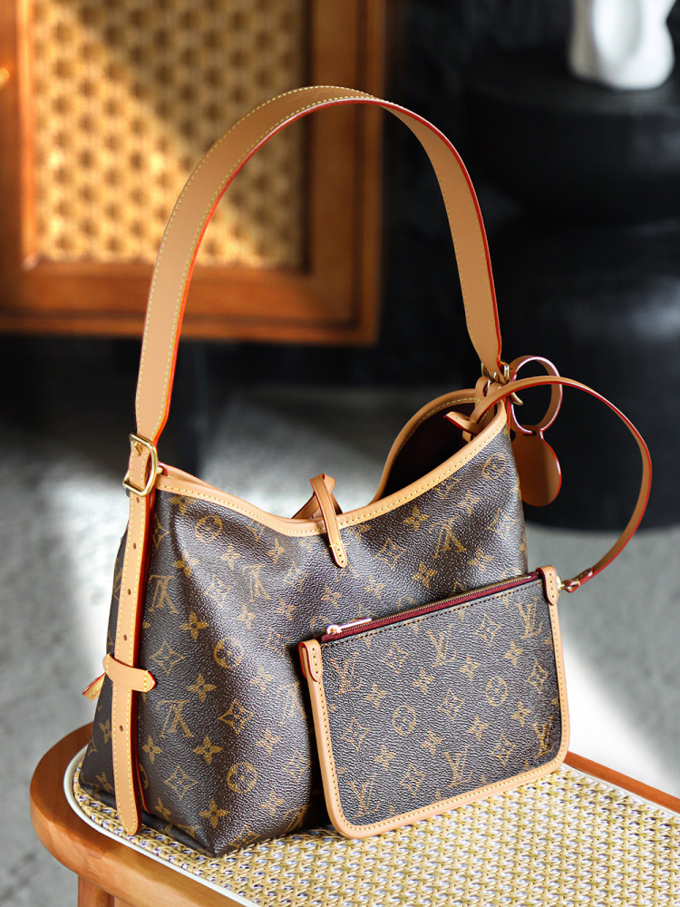 LV M46203 CARRYALL 小號手袋第1角度展示 頂級復刻品質