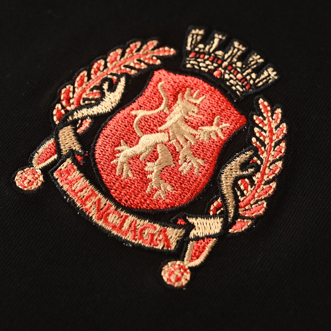 曼联刺绣白条拼接嵌条短袖T恤 洗水標內標 230g純棉 精工刺繡 頂級定製版