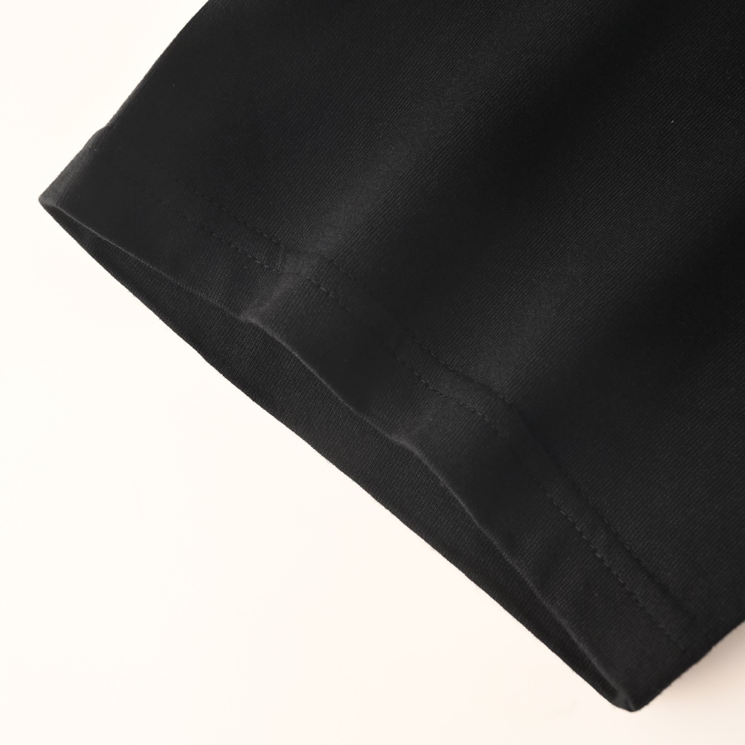 爱心熊短袖T恤 面料質感特寫 230g純棉 精工刺繡 頂級定製版