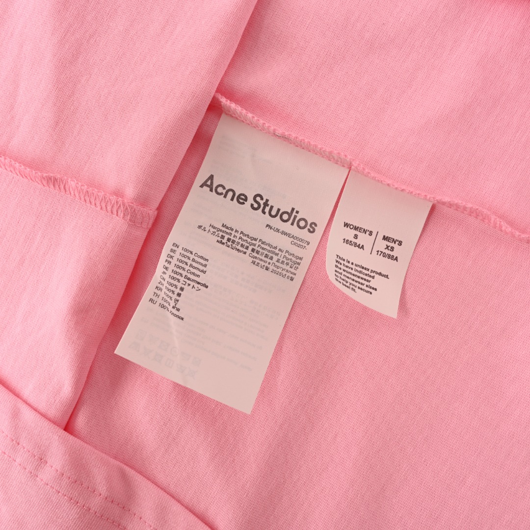 ACNE STUDIOS蝴蝶結油畫數碼直噴短袖 實拍圖10 高街潮牌服飾 海外現貨