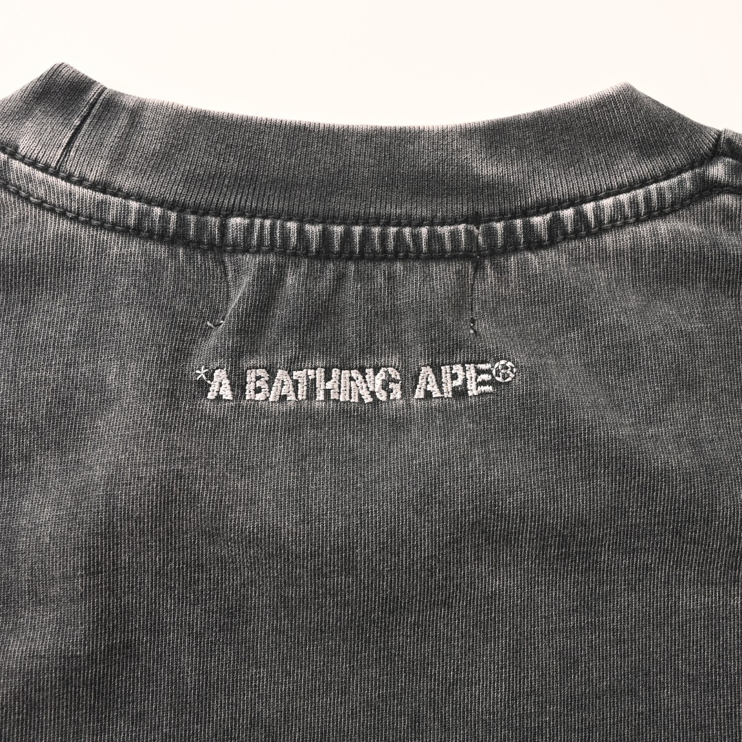 BAPE幻影猿人頭重工洗水短袖 實拍圖9 高街潮牌服飾 海外現貨