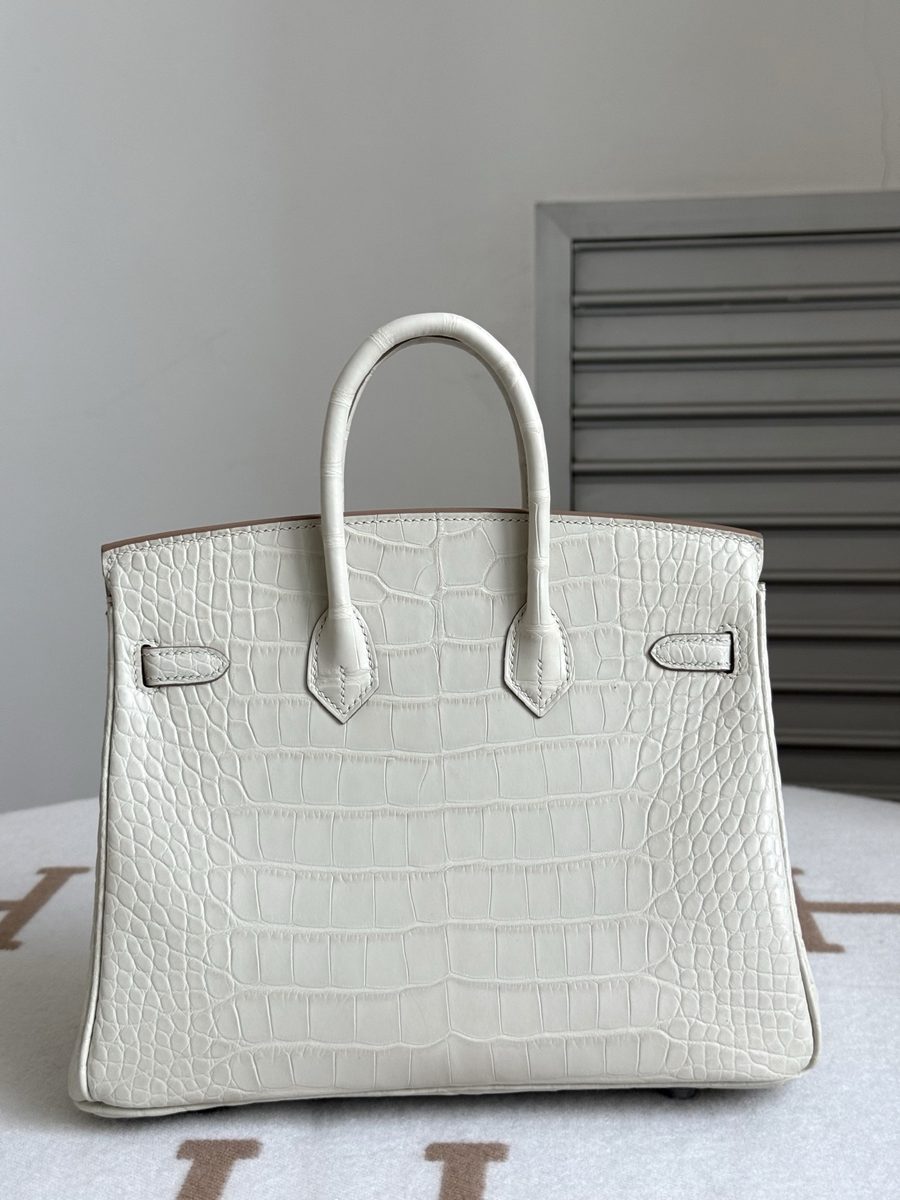Birkin 25 霧面鱷魚皮 細節