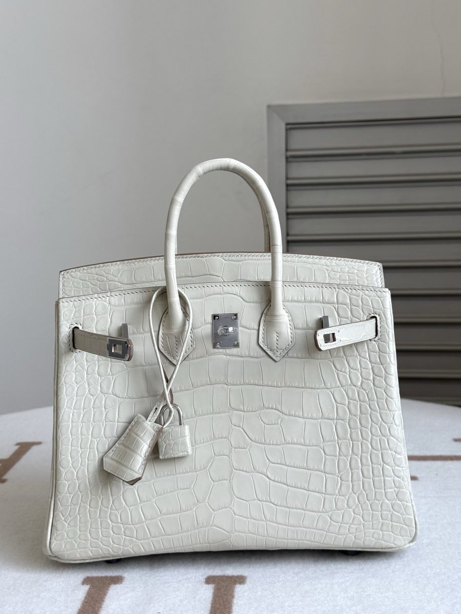 奶油白 Birkin 25 整體