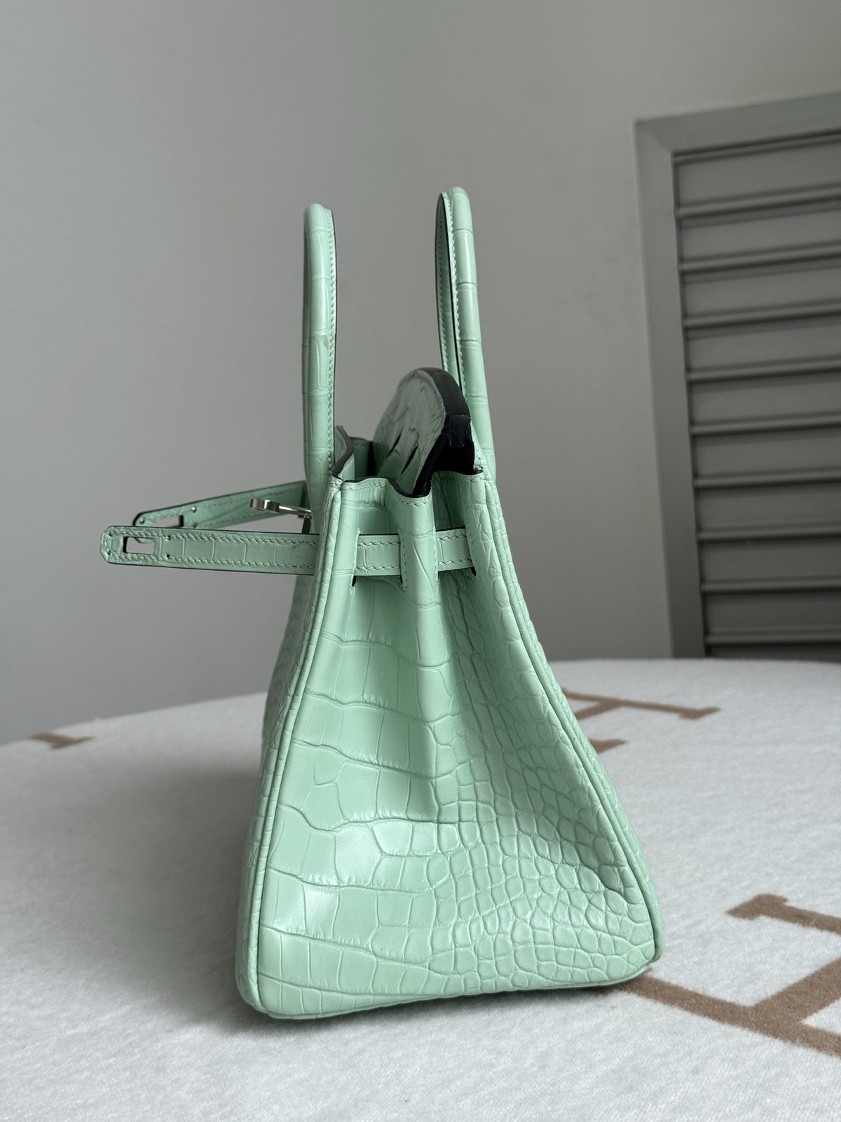 薄荷綠 Birkin 25 背面