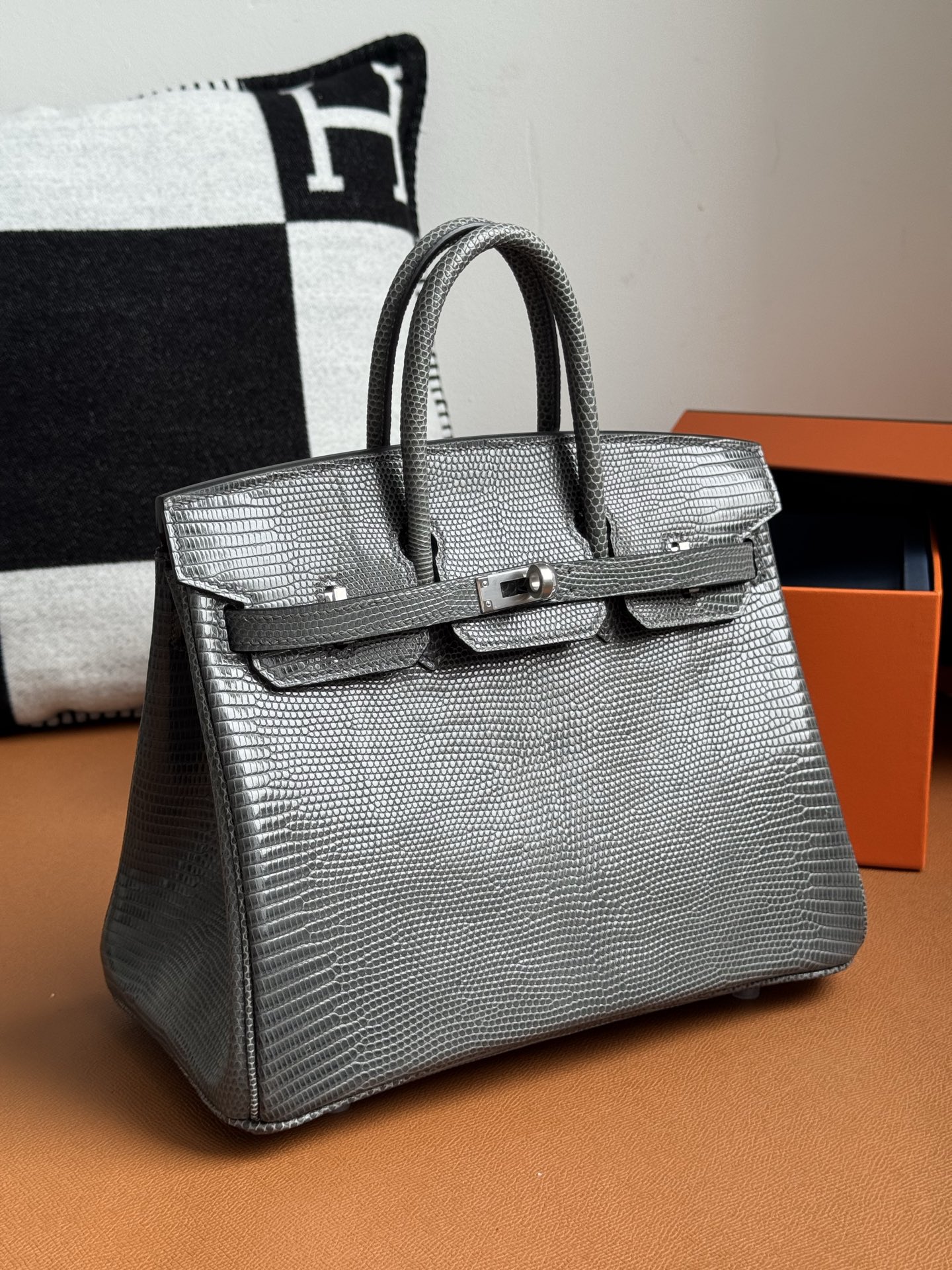 愛馬仕 Birkin 25 蜥蜴皮 走線工藝