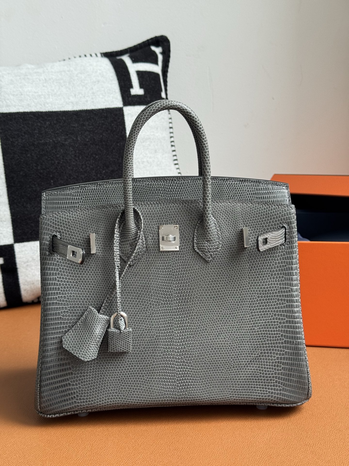 愛馬仕 Birkin 25 蜥蜴皮 整體