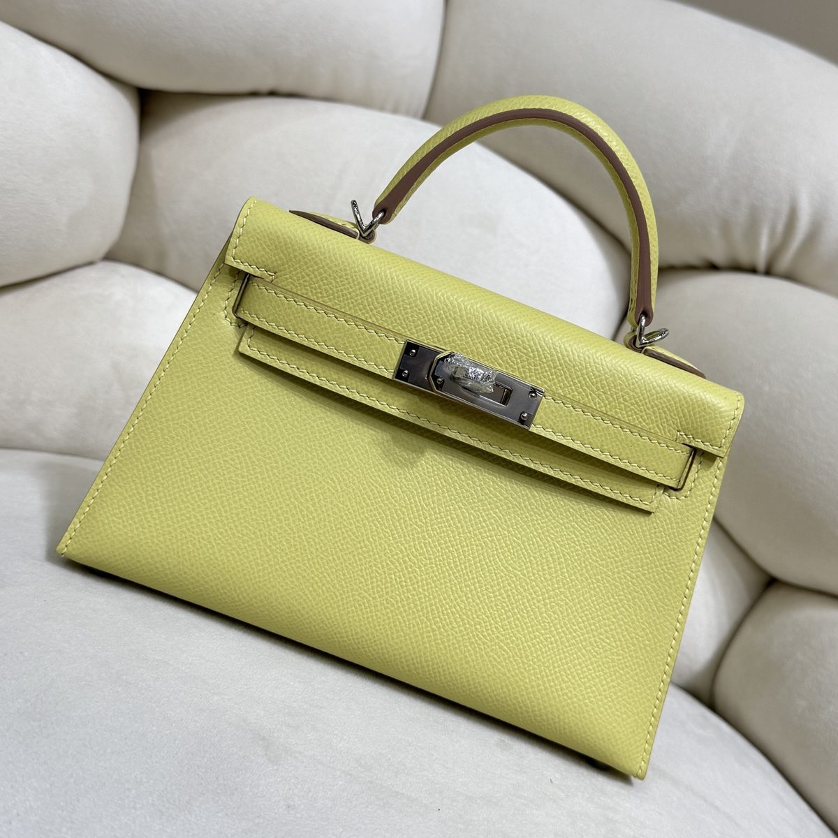 愛馬仕 Mini Kelly 20 二代 Sellier Epsom牛皮 12色 手工版 1:1 頂級復刻