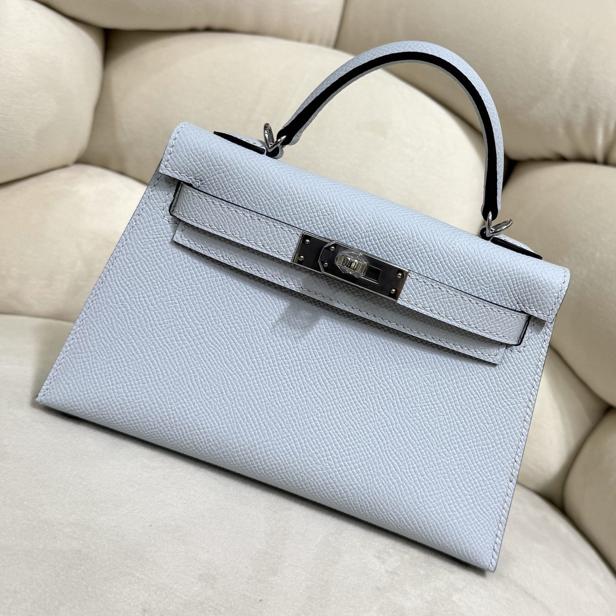 愛馬仕 Mini Kelly 20 二代 Sellier Epsom牛皮 12色 手工版 1:1 頂級復刻
