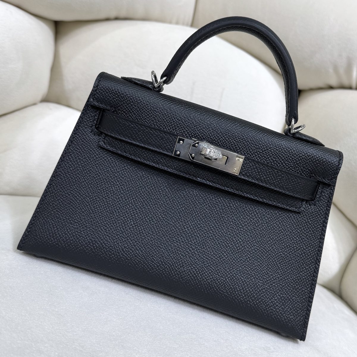 愛馬仕 Mini Kelly 20 二代 Sellier Epsom牛皮 12色 手工版 1:1 頂級復刻