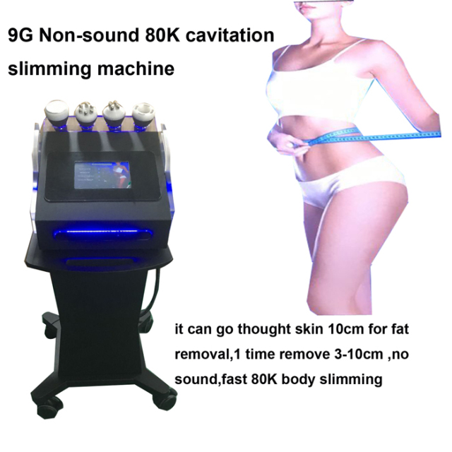 New Technology ultrasilent 80K ultrasound cavitation machine ultrasonic cavitation machine body slimming machine