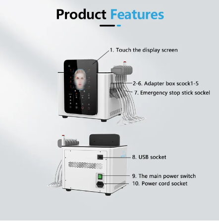 New MFFace wrinkle removal machine Tightening Machine Rf Ems Face skin rejuvenation Electrode Body Ems Face lift machine