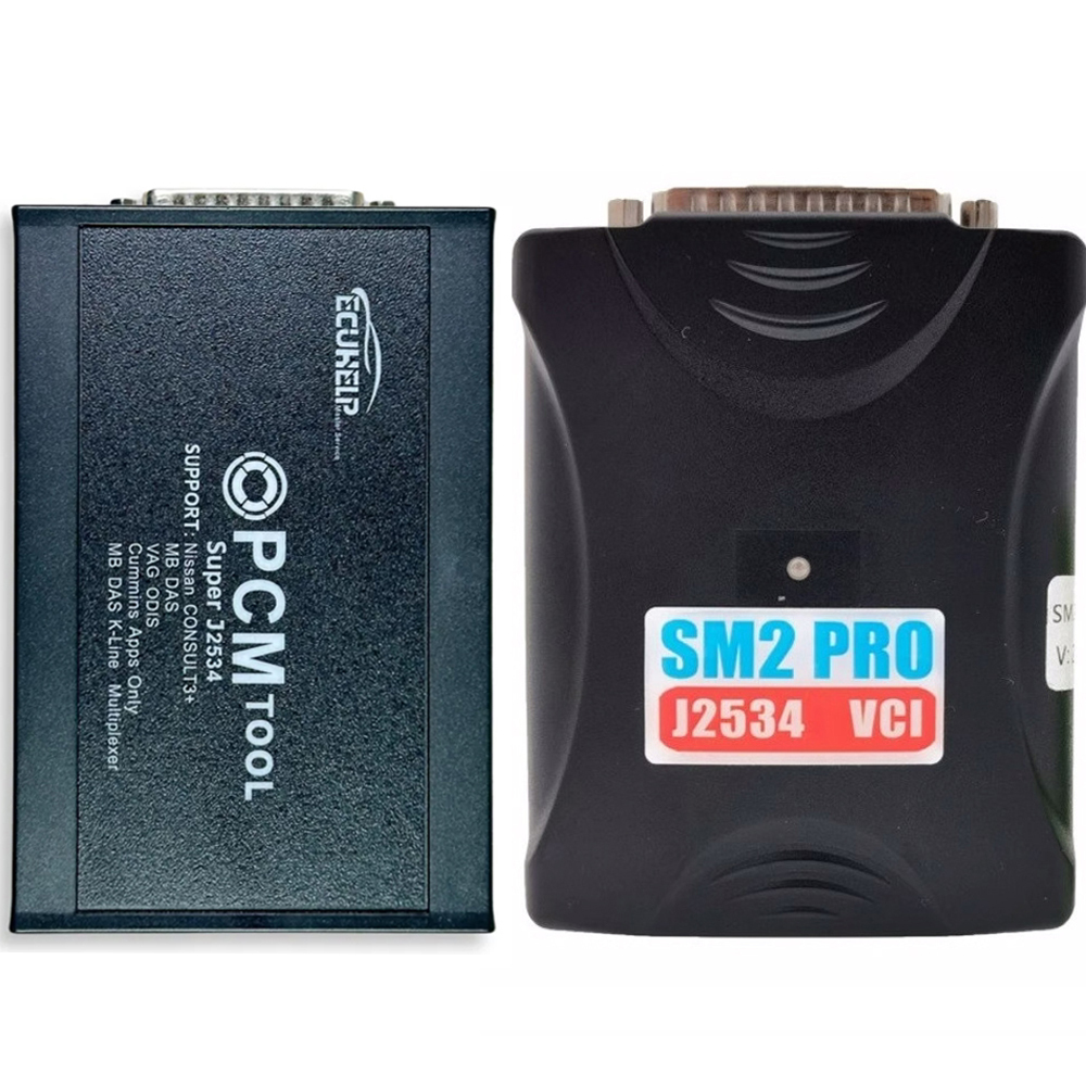 SM2 Pro J2534 VCI ECU Programmer PCMTOOL Read Write ECU Tool Support Checksum and Pinout Diagram of Flash Bench OBD