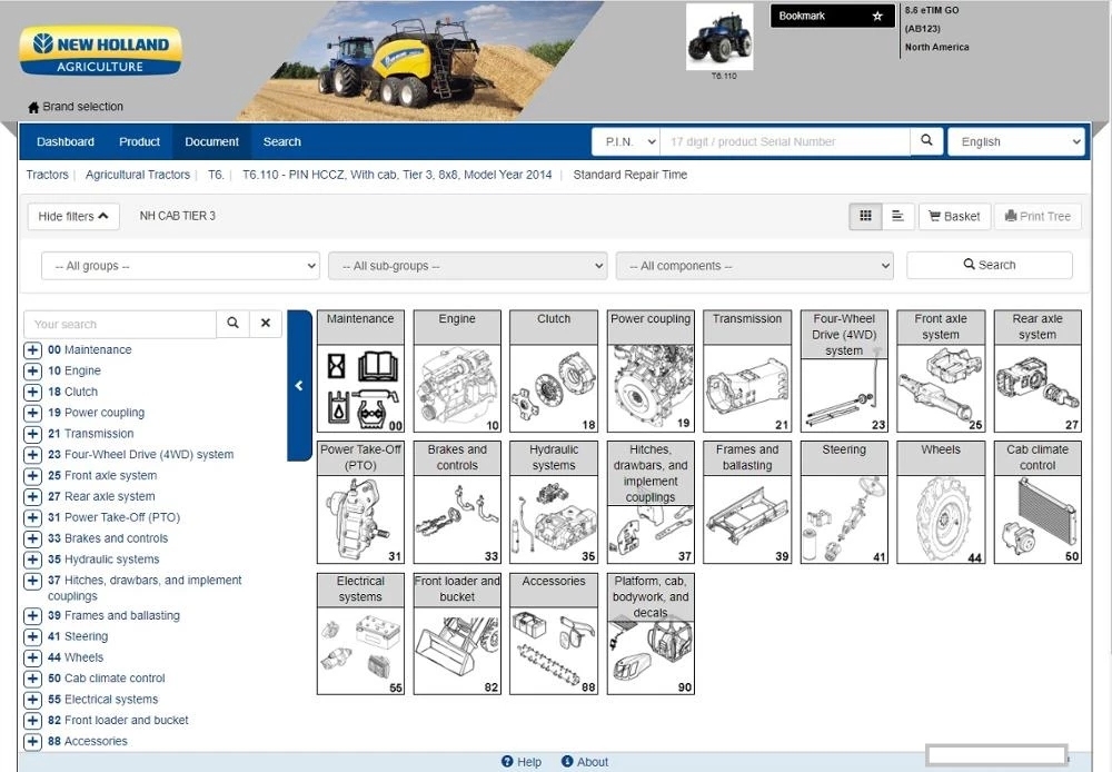 eTimGo AGCE for CNH EST 2023 all brands OFFLINE Repair Manual