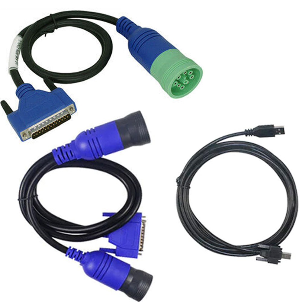 USB Cable 9 PIN K LINE Cables 6+9 pin Cable For CNH DPA5 Truck Diagnostic Service Tool Adapter Interface