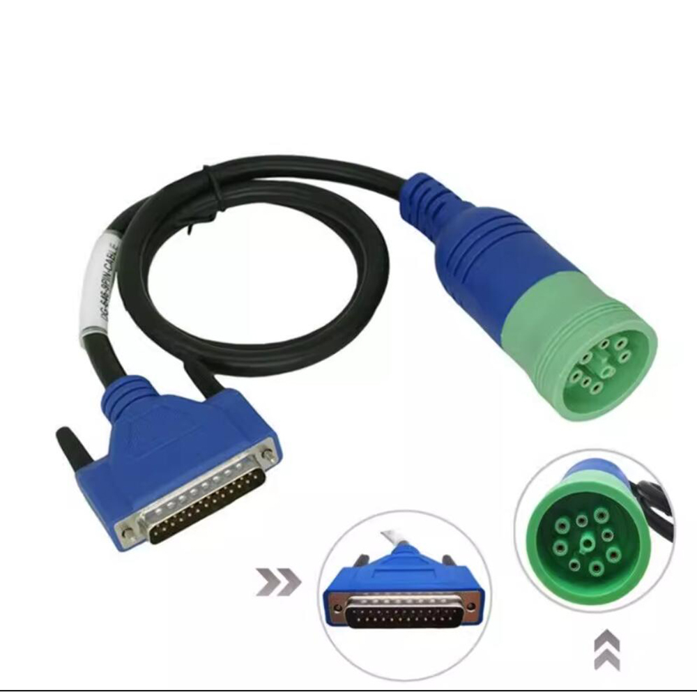 USB Cable 9 PIN K LINE Cables 6+9 pin Cable For CNH DPA5 Truck Diagnostic Service Tool Adapter Interface