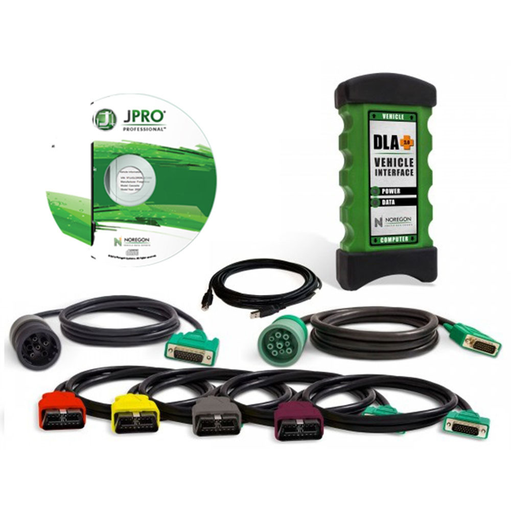 V3 2023. JPRO Professional Truck Diagnostic Scanner Tool Noregon JPro DLA+ 2.0 Adapter Kit