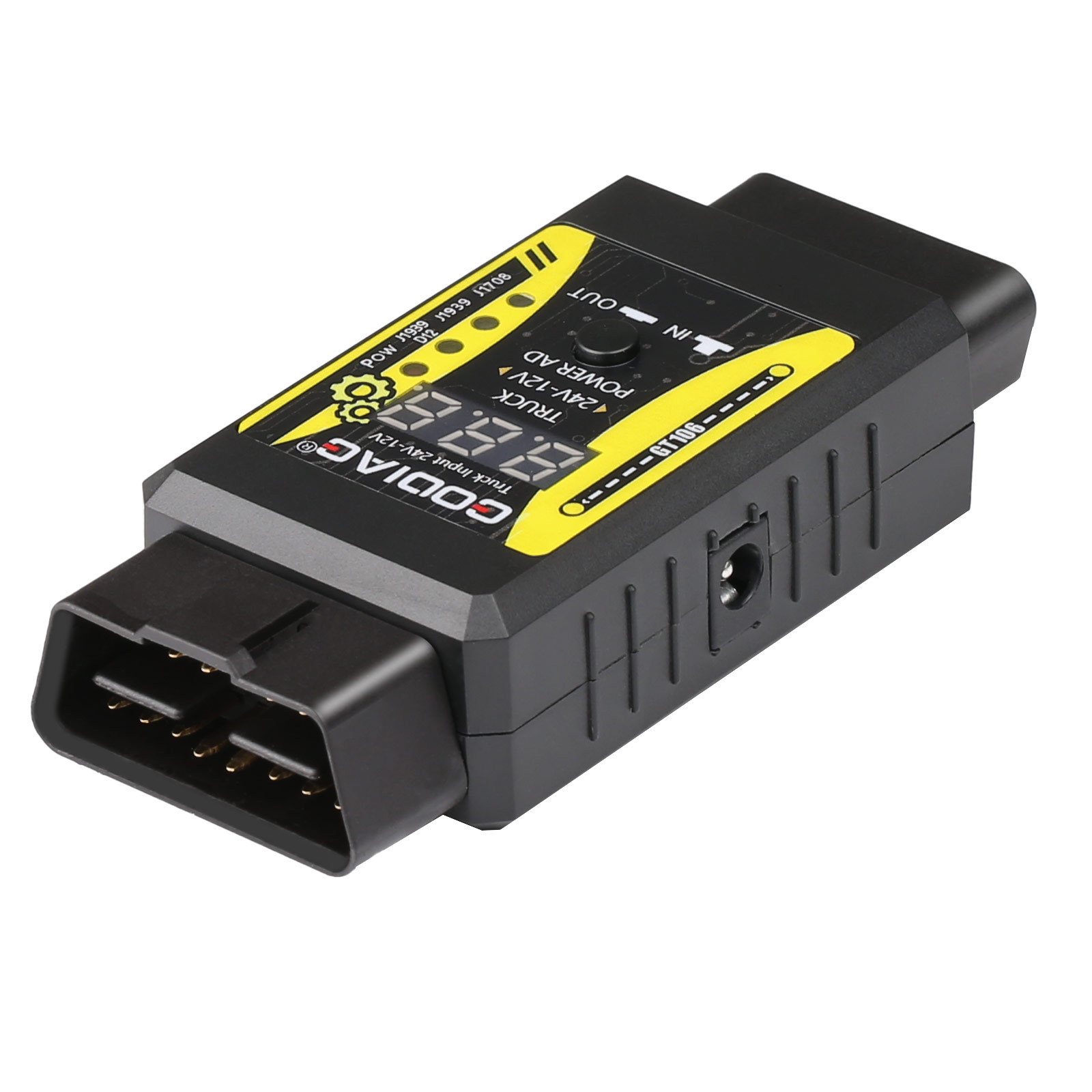 GODIAG GT106 24V to 12V Heavy Duty Truck Adapter for X431 easydiag/ Golo/ / IDIAG/ ThinkCar/ ICarScan/ Diagun/ GOLO/ DBScar II