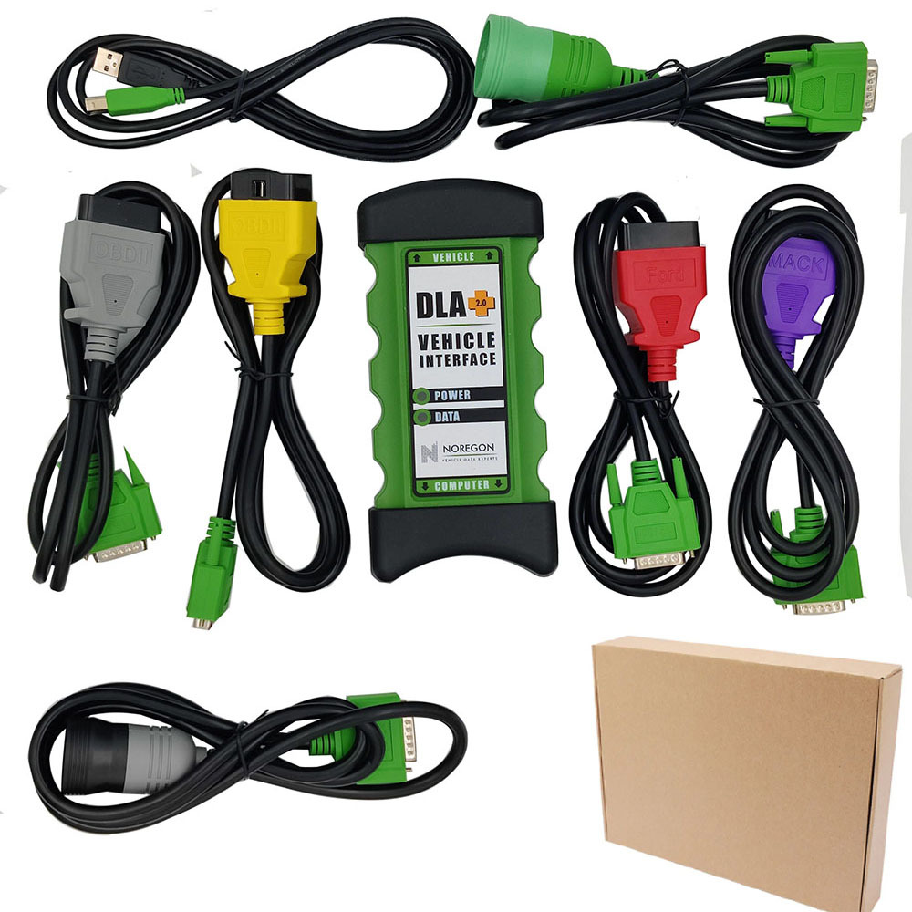 V3 2023. JPRO Professional Truck Diagnostic Scanner Tool Noregon JPro DLA+ 2.0 Adapter Kit