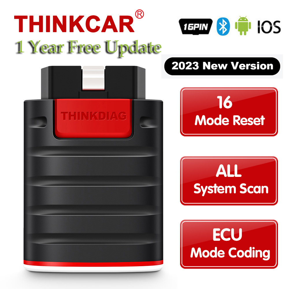 2023 THINKCAR Thinkdiag New Version ALL Car Brand All Reset Service 1 Year Free Bluetooth OBD2 Scanner PK X431 Golo pro Easydiag