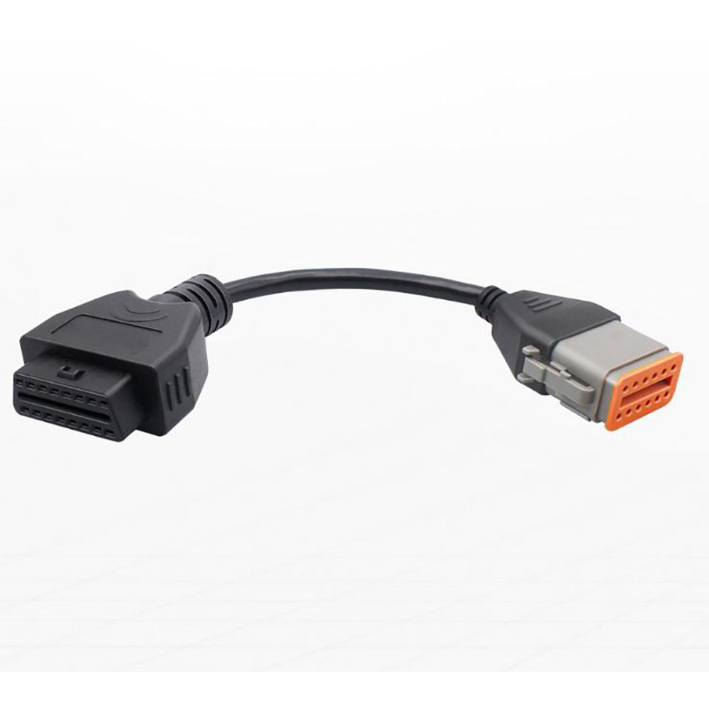 Truck Diagnostic Cable For Komatsu 12Pin OBD Cable Adapter For Cummins Inline6