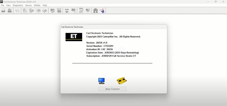 CAT ET Software 2023A V1.0 Caterpillar ET Diagnostic Software Installation Service