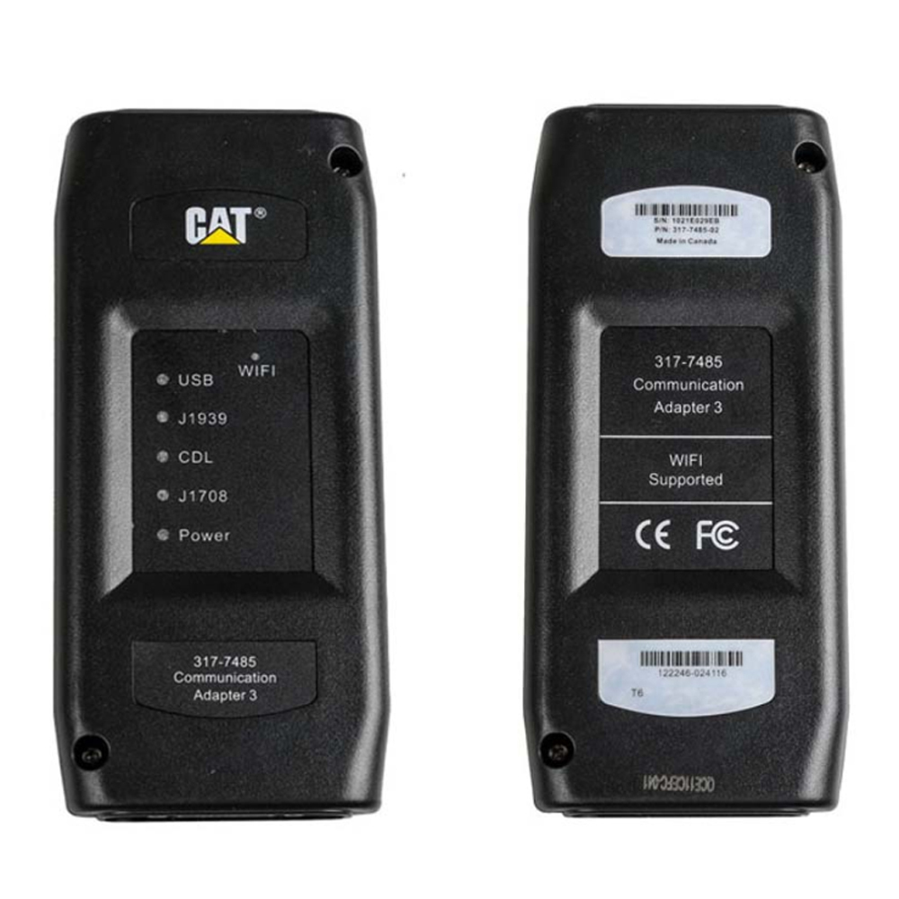 CAT ET III Caterpillar ET Diagnostic Adapter 3 Truck Diagnostic Tool With V2019A Software