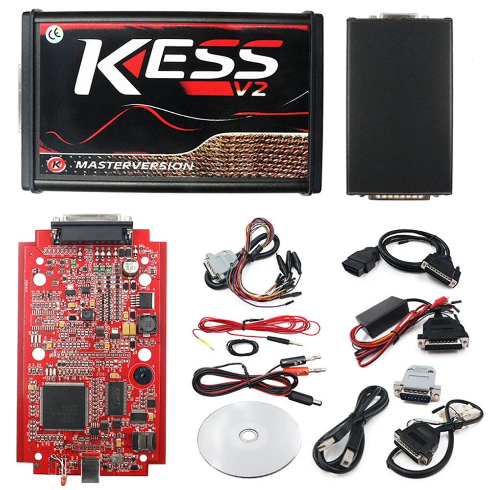 KESS Ksuite V2 Master Red PCB Firmware V5.017 Ksuite 2.80 EU Version No Token Limited ECU Chip Tuning Tool