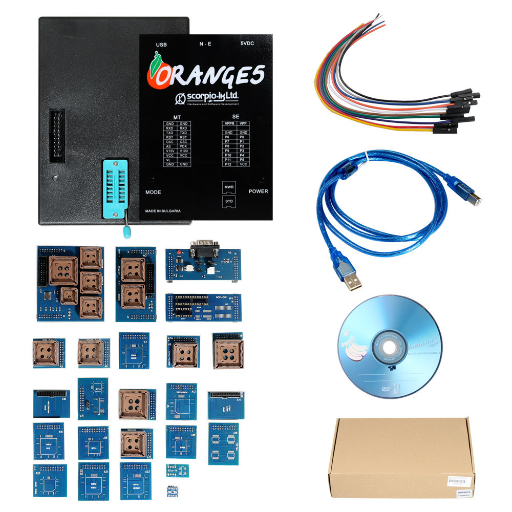 (Full Set) OEM Orange5 Professional Programming Device With Full Packet Hardware + Enhanced Function Software