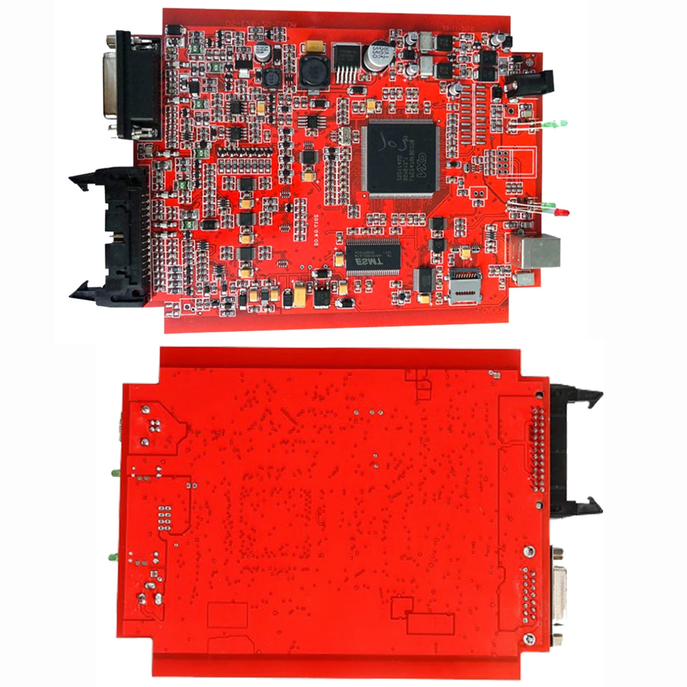 KTAG 7.020 Red PCB New 4LED EU Online Version SW V2.25 No Token Limited ECU Programming Tool