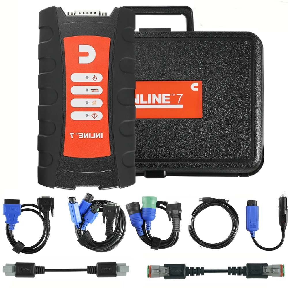 Cummins INLINE 7 Data Link Adapter with Cummins Insite 8.7/8.9 Software Cummins Inline7 Truck Diagnostic Tool