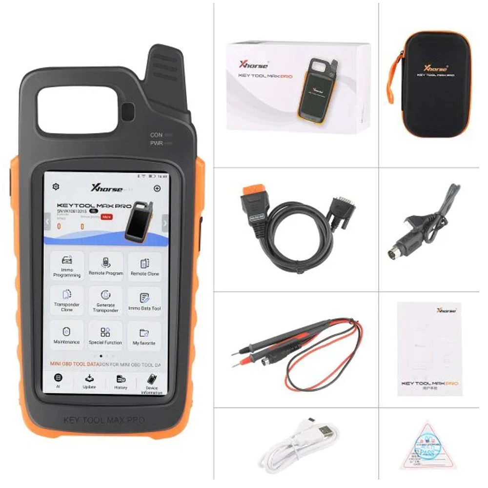 Xhorse VVDI Key Tool Max Pro With MINI OBD Tool Function Support CAN FD/ Voltage and Leakage Current