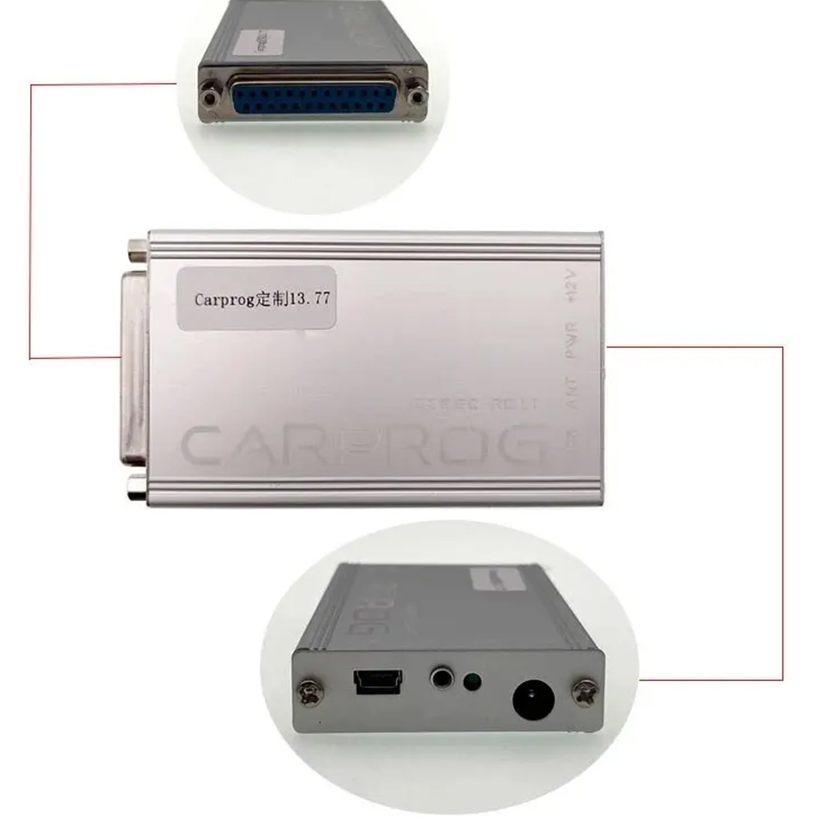 21 Full Adapters Online Carprog V13.77 SERG2000CAR000UA Free Keygen With Box/Bag Reset IMMO Repair Tool For Airbag/Radio/IMMO OBD2 ECU Reset Repair