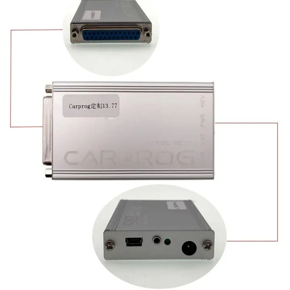 21 Full Adapters Online Carprog V13.77 SERG2000CAR000UA Free Keygen With Box/Bag Reset IMMO Repair Tool For Airbag/Radio/IMMO OBD2 ECU Reset Repair