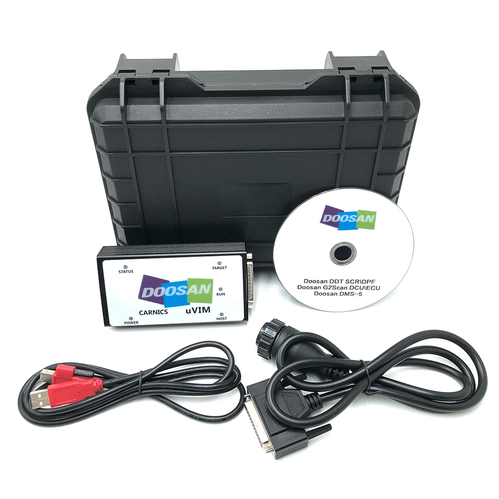 Doosan Excavator Inspection Diagnostic Tool DDT SCR DPF G2 Scan DCU ECU DMS-5 Hardware + Software Version 1.6.3 2016.09