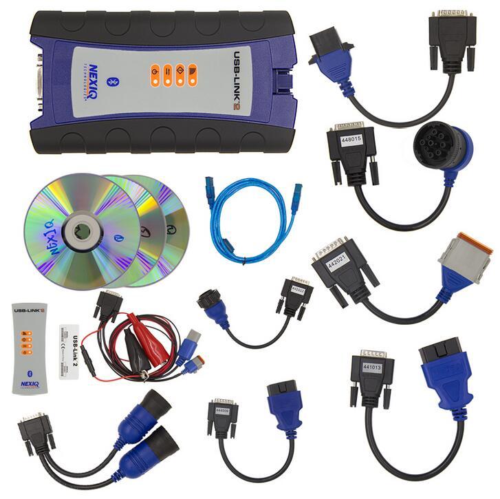 For NEXIQ2 USB Link Bluetooth for N2 Heavy Duty Truck OBD2 Diagnostic For NEXIQ BT Version OBD Fault Detector Diesel Engine