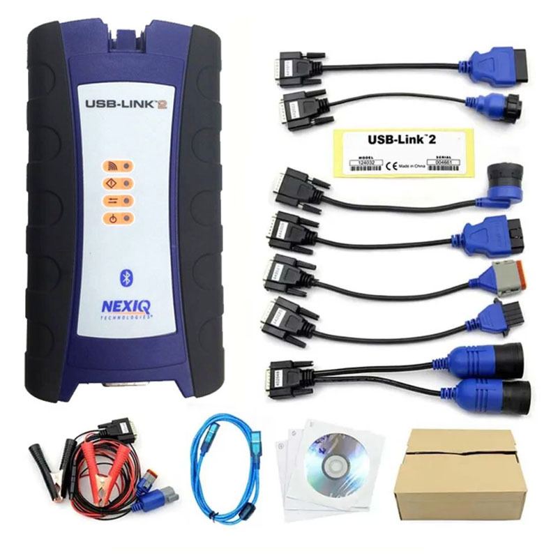 For NEXIQ2 USB Link Bluetooth for N2 Heavy Duty Truck OBD2 Diagnostic For NEXIQ BT Version OBD Fault Detector Diesel Engine