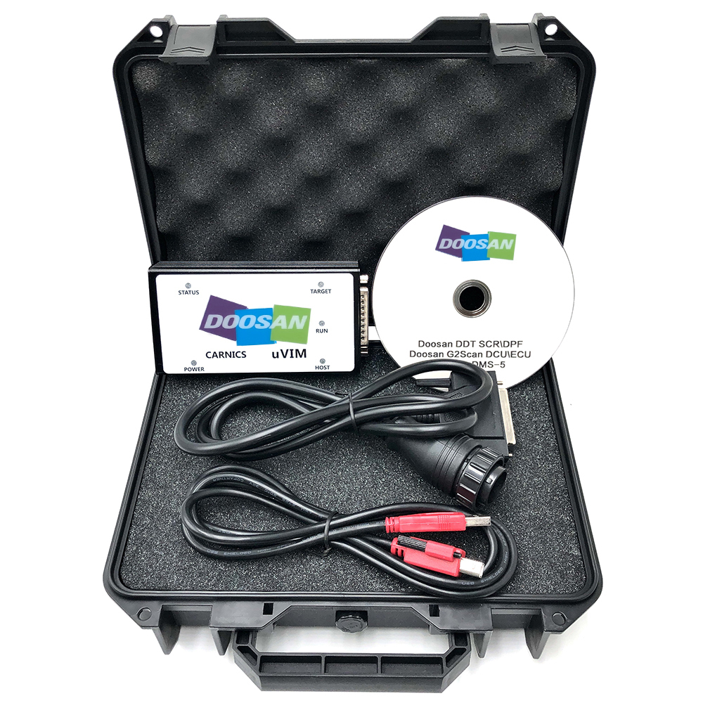 Doosan Excavator Inspection Diagnostic Tool DDT SCR DPF G2 Scan DCU ECU DMS-5 Hardware + Software Version 1.6.3 2016.09