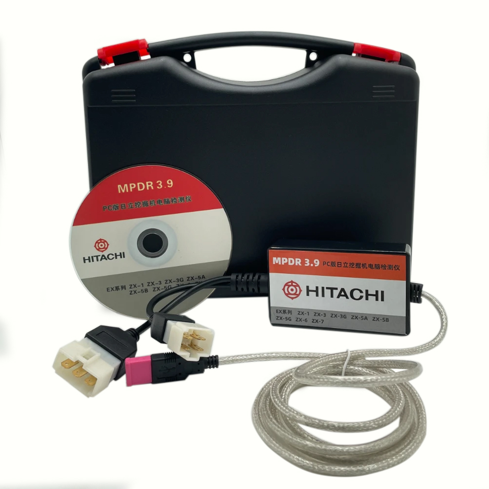Hitachi Excavator Heavy Duty Diagnostic tool with mpdr 3.9 software