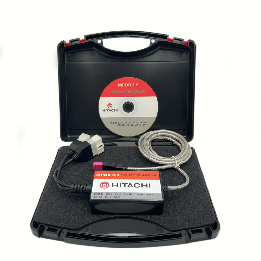 Hitachi Excavator Heavy Duty Diagnostic tool with mpdr 3.9 software
