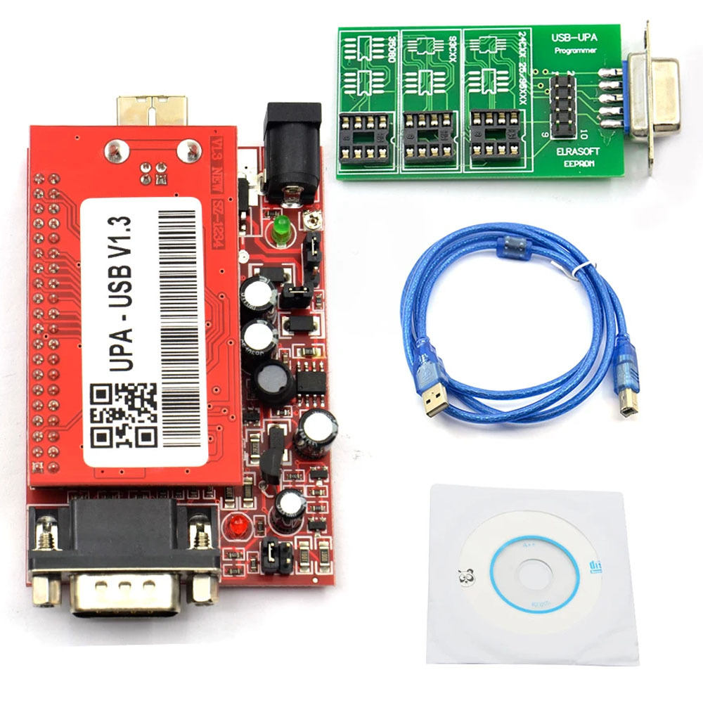 UPA USB ProgrammerV1.3.0.14 With Full Adaptors Chip Tuning Tools