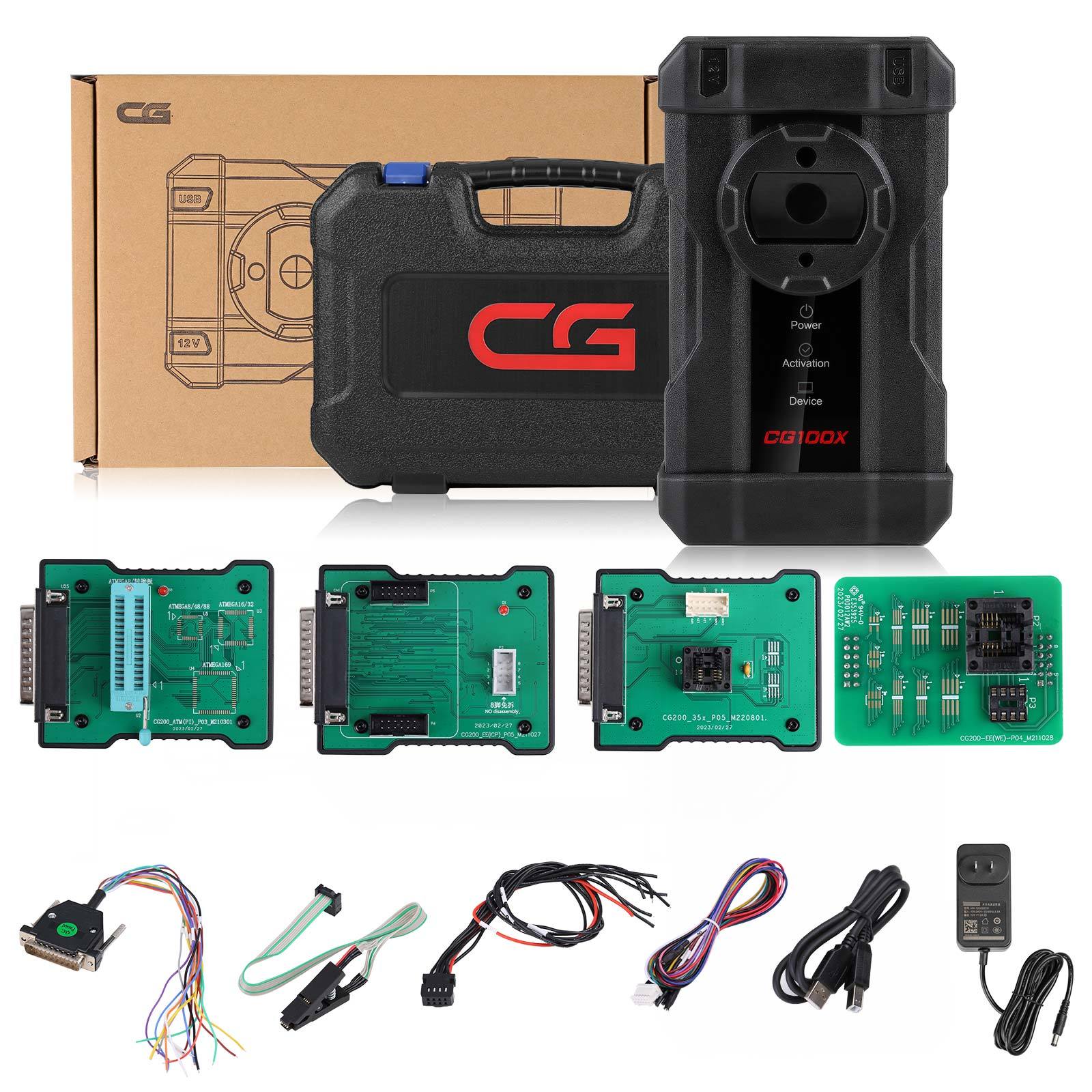 Newest CGDI CG100X New Generation Programmer for Airbag Reset Mileage Adjustment and Chip Reading Support MQB