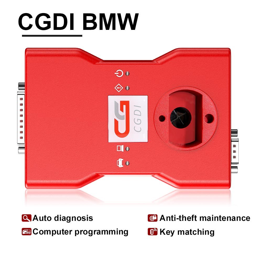 CGDI Prog BMW MSV80 Auto Key Programmer with BMW FEM/EDC Function Get Free Reading 8 Foot Chip Free Clip Adapter