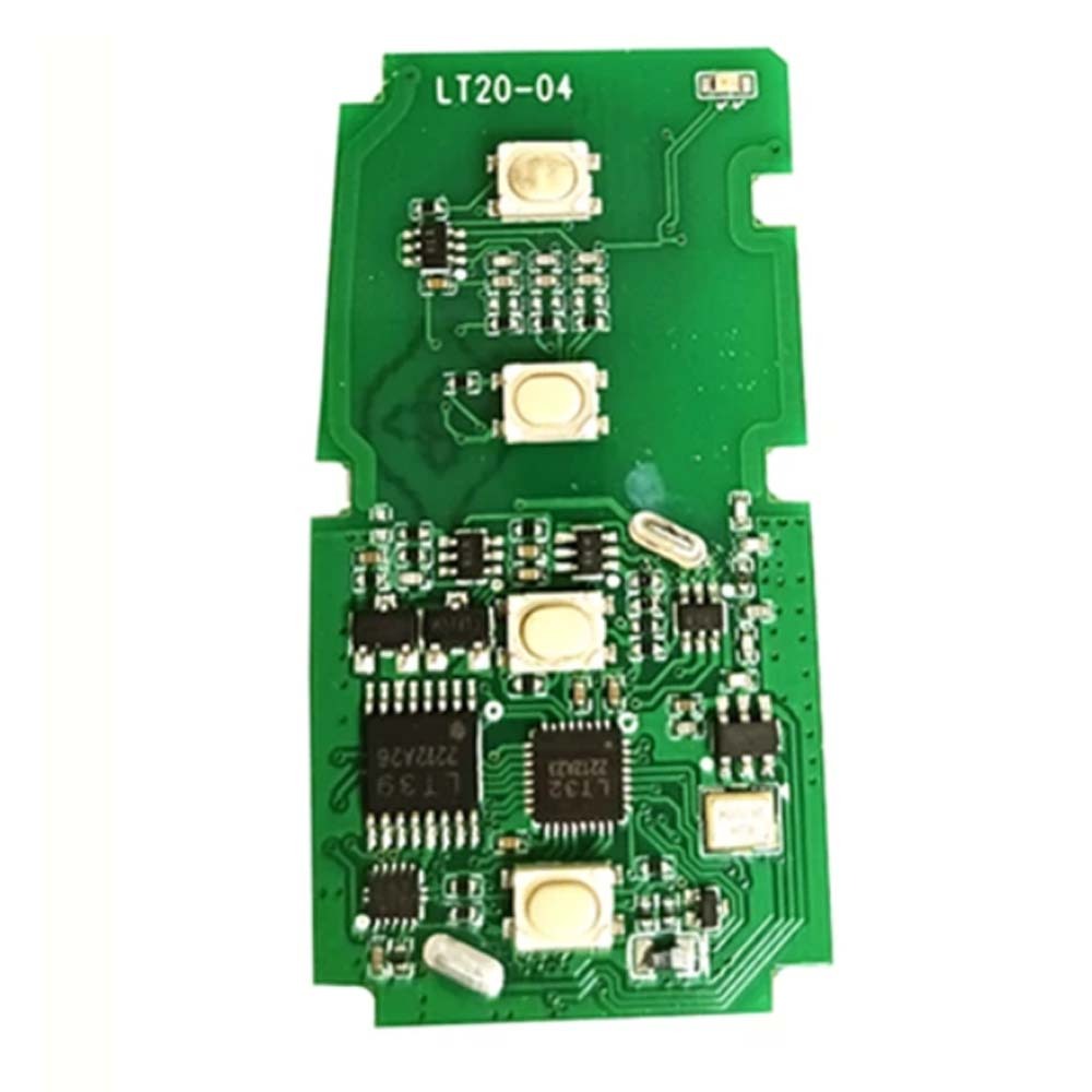 4pcs Lonsdor LT20-02/ LT20-03/ LT20-05/ LT20-06/ LT20-07 8A+4D Universal Smart Key Board PCB for Toyota Lexus 433 / 315 MHz for K518/ KH100+ Series