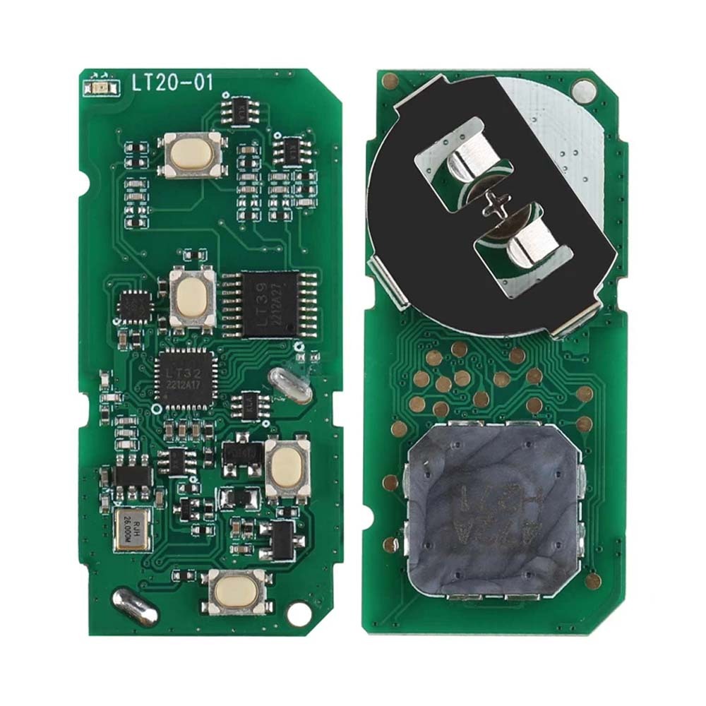 4pcs Lonsdor LT20-02/ LT20-03/ LT20-05/ LT20-06/ LT20-07 8A+4D Universal Smart Key Board PCB for Toyota Lexus 433 / 315 MHz for K518/ KH100+ Series