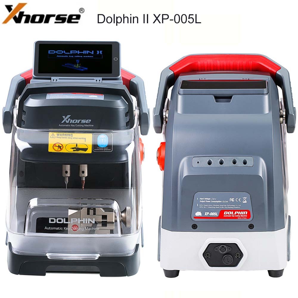 Xhorse Dolphin II XP-005L XP005L Automatic Portable Key Cutting Machine with Adjustable Screen and Built-in Battery