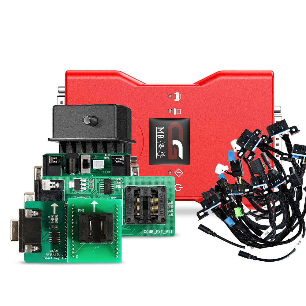 CGDI MB with Full Adapters including EIS Test Line + ELV Adapter + ELV Simulator + AC Adapter + New NEC Adapter with New Diode