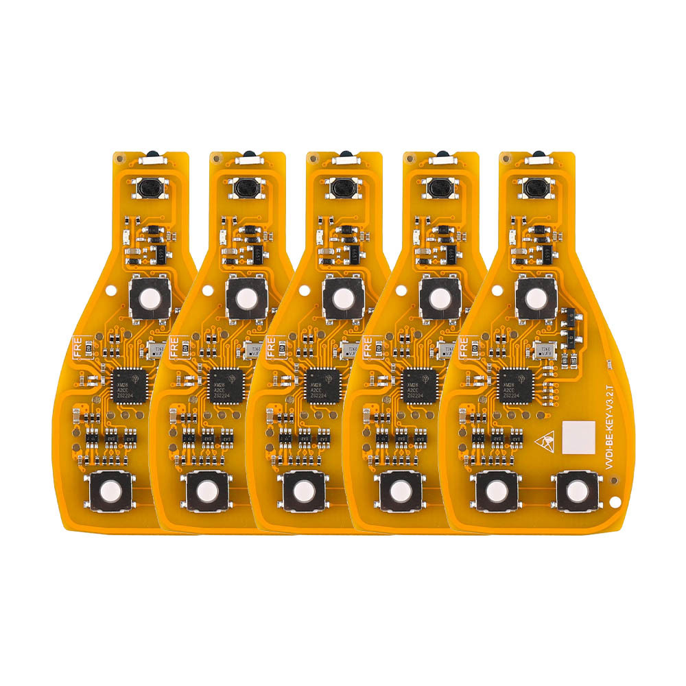 (5pcs/lot) Xhorse VVDI BE key Pro For Benz Yellow Color Verion No Points