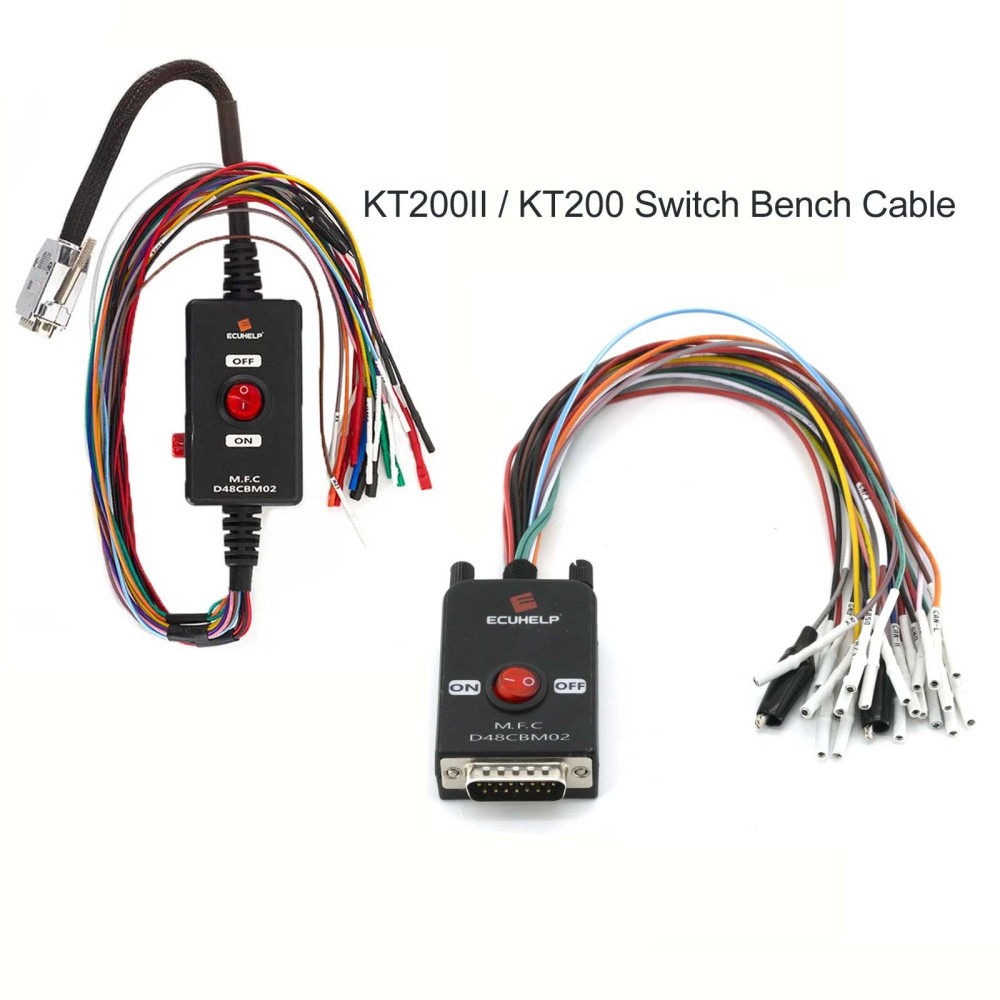 Multifunction Cable / Switch Cable / Bench Cable / Boot Cable for ECUHELP KT200 / KT200II ECU Programmer Tool